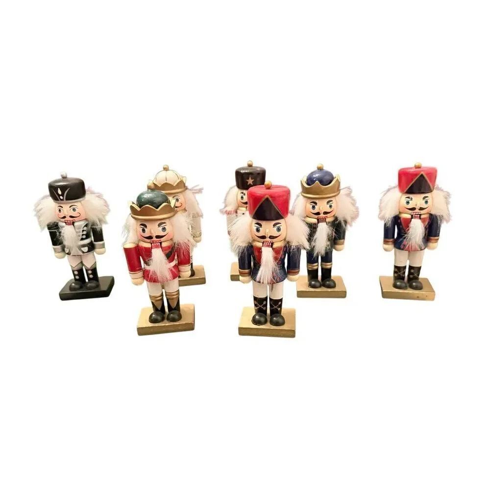 Nutcracker Place Card Holders Set of 7 Wooden